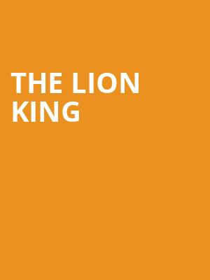 The Lion King, Mortensen Hall Bushnell Theatre, Hartford