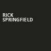 Rick Springfield, Mohegan Sun Arena, Hartford